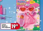 Fashion Beauty Set With Sunglasses