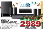 Sony 5.1 Channel 3D Blu-Ray Home Theatre System