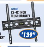  22-42 Inch Flush Bracket (TVY133H)