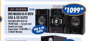 Dixon DVD Micro Hi-Fi With USB & SD Slots