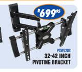 32-42 Inch Pivoting Bracket