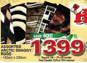 Assorted Arctic Shaggy Rugs 160x330cm-Each