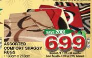 Assorted Comfort Shaggt Rugs