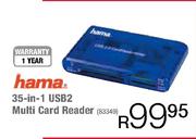 Hama 35 In 1 USB2 Multi Card Reader