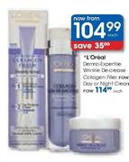 L'Oreal Dermo-Expertise Wrinkle De-Crease Collagen Filler-Each