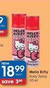    Hello Kitty Body Spray-50ml Each 