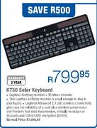 Logitech K750 Solar Keyboard