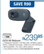 Logitech C270 HD Webcam
