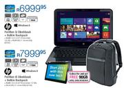 HP Pavilion i5 Sleekbook+Belkin Backpack