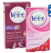 Veet 12 Wax Strips + 2 Wipes-Per Pack