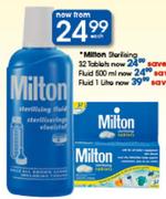 Milton Fluid-500ml Each