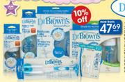 Dr. Brown's Wide Neck Feeding Bottle-240ml Each
