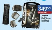 Babyliss For Men WTech Titanium Hair & Beard Trimmer-Each