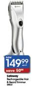 Safeway Rechargeable Hair & Beard Trimmer-Each