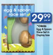 Clicks Egg & Spoon Race Set In Display Box-Per Set