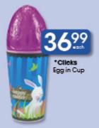 Clicks Egg In Cup-Each