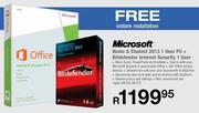 Microsoft Home & Student 2013 1 User PC + Bitdefender Internet Security 1 User