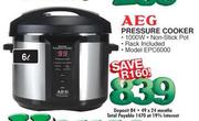 AEG Pressure Cooker-6Ltr6Ltr(EPC6000)