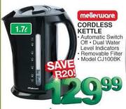 Mellerware Cordless Kettle-1.7Ltr(CJ100BK)