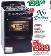 Defy 4 Plate Compact Cable Stove(DSS509)