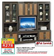 Polo 3 Piece Wall Unit