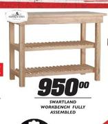 Swartland Workbench Fully Assembled