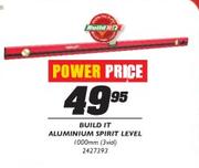 Build It Aluminium Spirit Level-1000mm