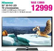 Hisense 55" 3D FHD LED TV(LEDN55K560RWA)