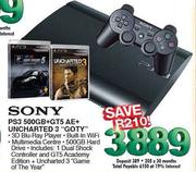 Sony PS3 500GB+GT5 AE+ Uncharted 3"Goty"