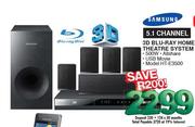 Samsung 5.1 Channel 3D Blu-Ray Home Theatre System(HT-E3500)