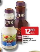 Steers Dressing or Sauce-375ml Each