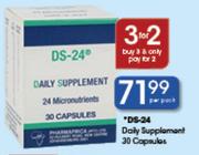 DS-24 Daily Supplement 30 Capsules-Per Pack