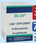 DS-24 Vegi Vitamins & Minerals 30 Capsules-Per Pack