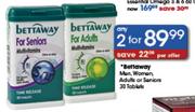 Bettaway Men,Women,Adults Or Seniors 30 Tablets