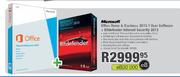 Microsoft Office Home & Business 2013 1 User Software + Bitdefender Internet Security 2013-Each