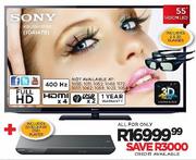 Sony 55"(140cm) LED(KDL55HX750)