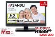 Sansui 22" HD Ready LED TV(STY0322)