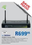 Trendnet 300Mb/S Router(FNB)