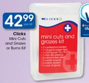 Clicks Mini Cuts and Crazes or Burns Kit - Per Kit