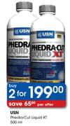 USN Phedra-Cut Liquid XT - 2 x 500ml