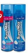 Super-max Classic Or Sensitive Shave Foam-300Ml