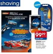 Gillete Fusion Proglide 1Up Manual Razor & A 3-in-1 Hydrating Balm
