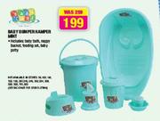 Baby Bumper Hamper Mint