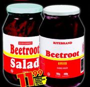 Ritebrand Grated/Sliced Beetroot-780g Each