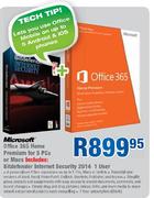 Microsoft Office 365 Home Premium For 5 PCs or Macs