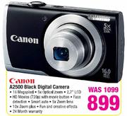 Canon A2500 Black Digital Camera
