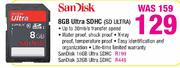 Sandisk 8GB SDHC(SD Ultra)