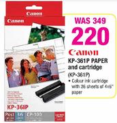 Canon Paper And Cartridge(KP-361P)