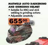 Matweld Auto Darkening And Grinding Helmet