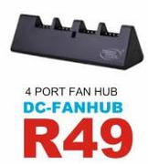 Deep Cool 4 Port Fan Hub(DC-FANHUB)
